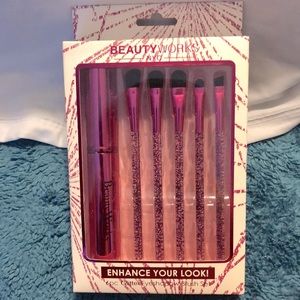 ๐4x HP ๐ 6pc Pink Glitter Eyeshadow Blush Set